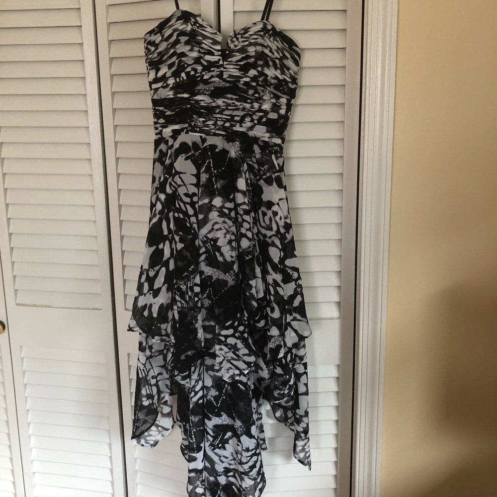 ArdenB strapless high low dress